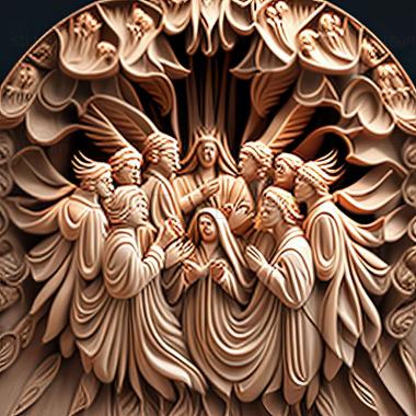 3D model Pentecost (STL)